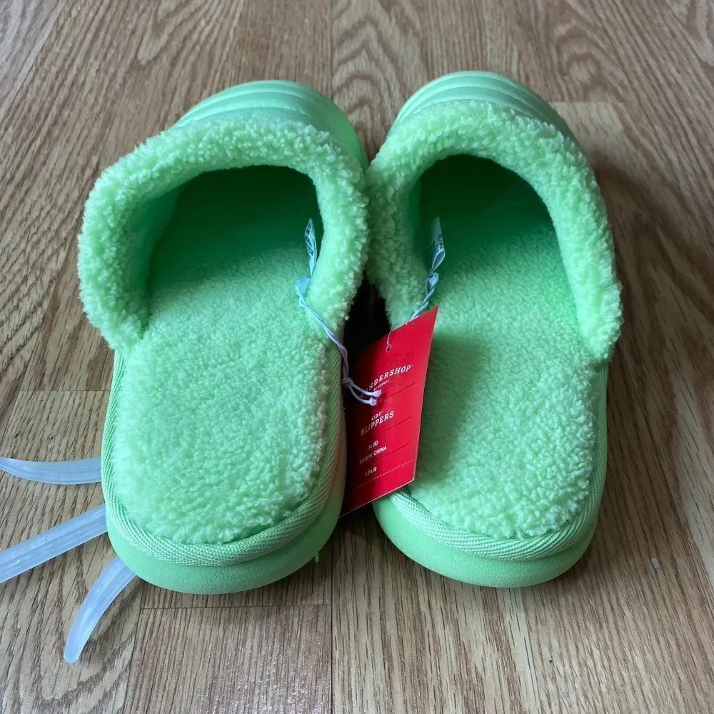 Wondershop Charlie Puffer Slide Slippers Lime Green